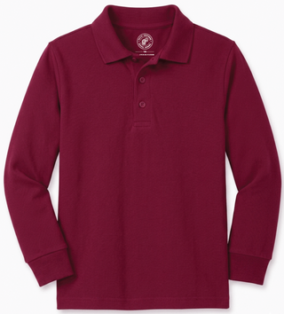 Faith Uniforms Youth Long Sleeve Polo