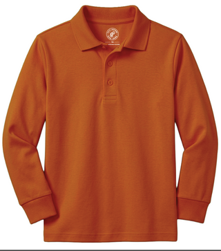 Faith Uniforms Youth Long Sleeve Polo