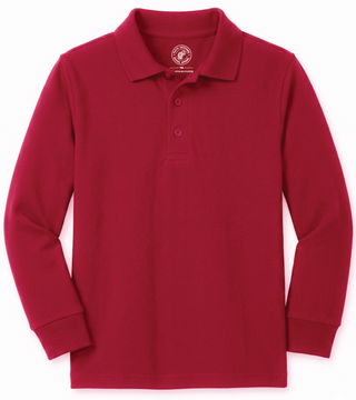 Faith Uniforms Youth Long Sleeve Polo