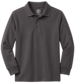Faith Uniforms Youth Long Sleeve Polo