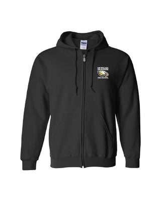 Morgan McKinzie Black Full Zip-Up Hoodie