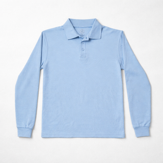 Faith Uniforms Long Sleeve Polo/ Adult