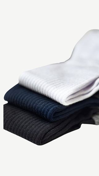 Faith 3-Pack Cushion Crew Socks