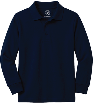 Faith Uniforms Youth Long Sleeve Polo