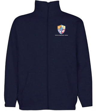 Nevin Ave Elementary No Hood Zip-Up Sweater