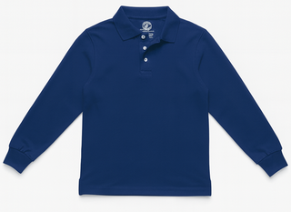 Faith Uniforms Youth Long Sleeve Polo