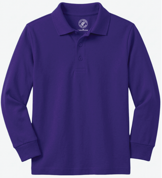 Faith Uniforms Youth Long Sleeve Polo