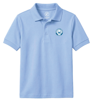 Woodworth-Monroe 3rd-5th Grade Polo | Light Blue