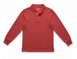 Faith Uniforms Youth Long Sleeve Polo