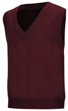 Load image into Gallery viewer, Classroom Unisex V-Neck Vest - wine color
