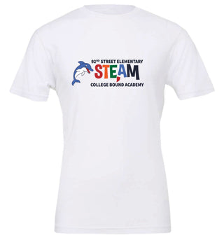 92nd Street Elementary Staff T-Shirt - white