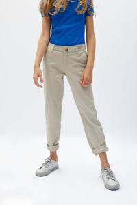girls using a Girl French Toast Pants  Khaki color