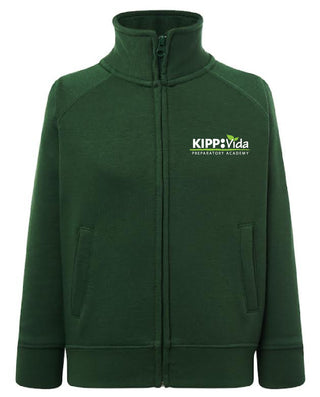 KIPP Vida No Hood Full Zip-Up Sweater