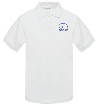 Aspire Academy Polo - WHITE