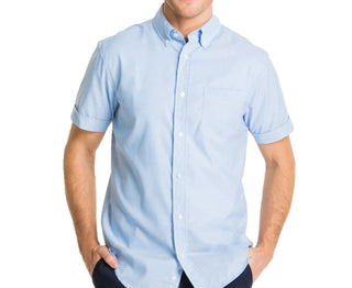 Men's Short Sleeve Oxford Button Down