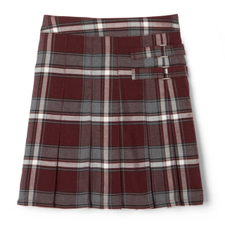 Girl French Toast Burgundy Plaid Skirt