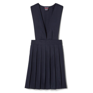 Girls French Toast V-Neck Pleated Navy Jumper