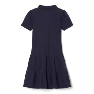 French Toast Ruffle Polo Dress